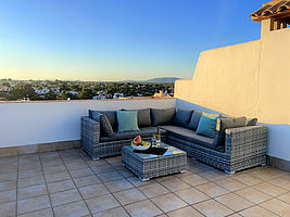 Dachterrasse mit Lounge